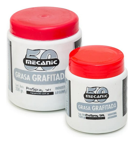 Grasa Grafitada X 800gr Premium Mecanic50 + Pincel De Regalo