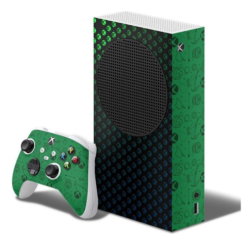 Adesivo Skin Xbox Series S E Dois Controles Xbox Microsoft 1