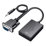 Convertidor De Video Vga A Hdmi Con Audio