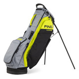 Bolsa Ping Hoofer Black/iron/neon Yellow Golflab