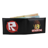 Carteira Roblox Infantil Juvenil Com Porta Cartão Unissex