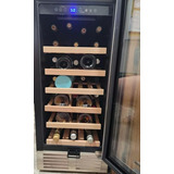 Refrigerador De Vino Pequeño De 15 Pulgadas, Acero Inoxidabl