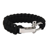 Pulsera Paracord Supervivencia Con Grillete Envio Incluido