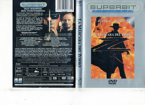 La Máscara Del Zorro (1998) (2 Dvd) - Dvd Original - Mcbmi