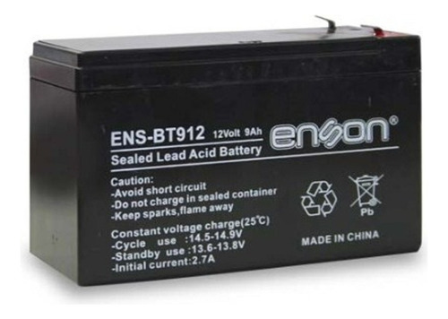 Batería De Respaldo 12v 9a Enson Ens-bt912