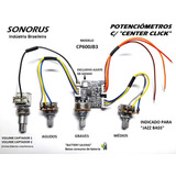 Pré-amplificador Circuito Ativo P/ Baixo Cp600jb3 Sonorus