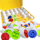 Huevos De Juguete Didáctico Para Niños, 26 Piezas