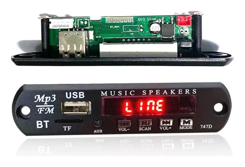 Placa Amplificadora Módulo Pendrive Bluetooth Usb P2 Sd Fm