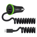 Cargador De Vehículo Con Cable Micro Usb - (17 W, 3,4 Amp)