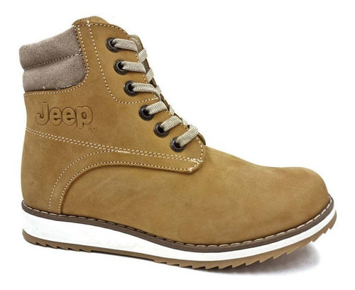 Botas Jeep Urbanas Para Mujer Piel Nobuck Miel 9421