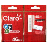 Simcard Claro X 20 Prepago Activadas Recargas 4g Minutos 