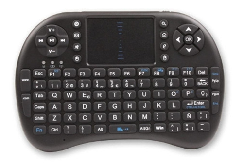 Mini Teclado Inalambrico Nkb-k2 Celular Pc Smart Tv Consolas Color Del Teclado Negro Idioma Español España