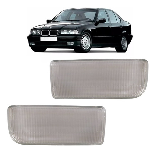 Vidrio Lente Auxiliar Antiniebla P/ Bmw E36 S3 96 97 98 99