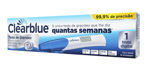 Teste De Gravidez Clearblue Digital Com Indicador De Semanas