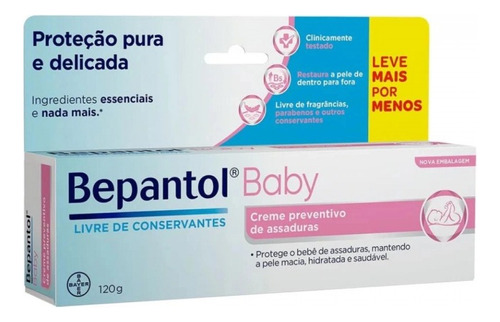 Creme Preventivo Assaduras Bepantol Baby 30g Pomada Infantil