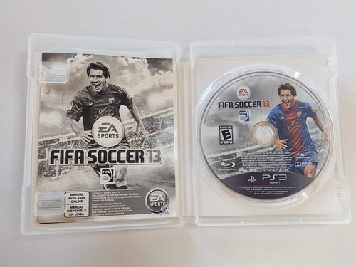 Game Fifa Soccer 13 Ps3 Mídia Física + Manual Impecável
