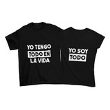 Playeras Pareja Dúo Personalizadas Soy Todo Novios Esposos.