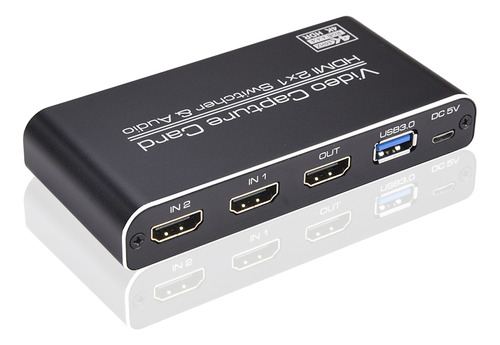 Tarjeta De Captura De Video Nk-x6 Hdmi A Usb3.0 4k 2 En 1