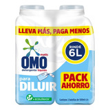 Pack 2 Unidades Detergente Omo Para Diluir 500 Ml C/u