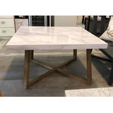 Mesa Comedor Petiribi Tapa Marmotech Carrara