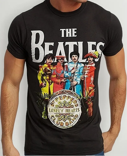 Playera Camiseta The Beatles Band Retro 60s Animado C/ Envio