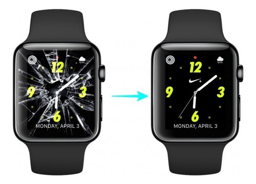 Reparación Pantalla Vidrio Táctil Apple Watch Serie 3 38mm