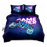 Juego De Cama Gamer Qeen Tamaño Suave Y Cómodo