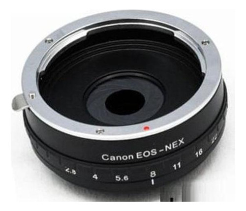 Adaptador Lente Canon Abertura Câmeras E Filmadoras Sony Nex