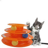 Brinquedo Para Gatos Corre Corre Torre De Bolinha Playground