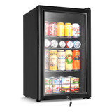 Frigobar Refrigerador Acero Inoxidable 100latas 70l Mini Bar