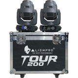 Par De Cabezas Moviles Alien Tour 200w Con Case 