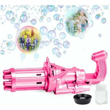 Gatling Pistola De Burbuja Juguetes Niños Máquina De Burbuja