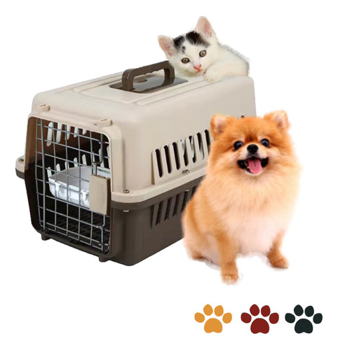 Transportadora Kennel Para Perros Y Gatos 48 X 32 X 30 Cm