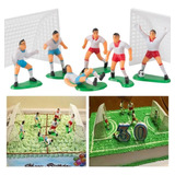 Molde Set Jugadores De Futbol Y Arquerías Para Decorar Torta