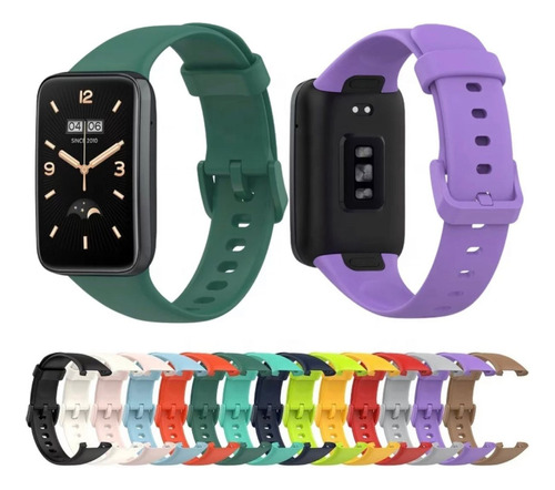 Pulseira Silicone Colorida Sport Para Xiaomi Mi Band 7 Pro 