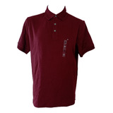 Playera Polo Tommy Hilfiger Guinda Caballero