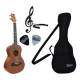 Kit Ukulele Tenor 27k Mahina + Suporte Fixo Cv  + Bag