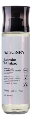 O Boticário Nativa Spa Jasmim Sambac Tradicional Body Splash Deo-colônia 200 ml Para  Mujer