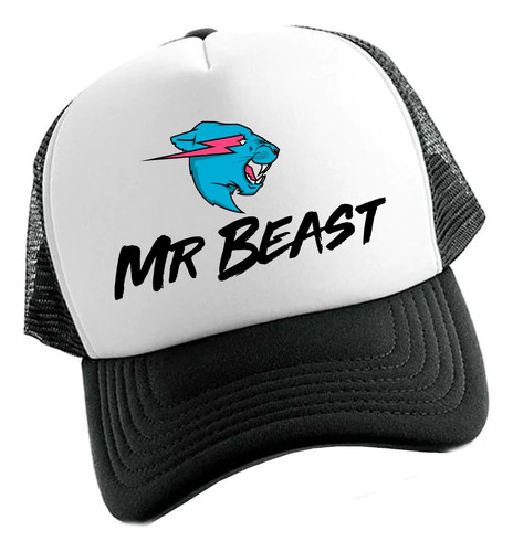 Jockey Gorro Con Malla Diseño Mr Beast Yout