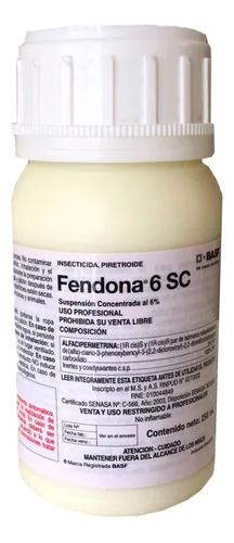 Insecticida Fendona 6sc 250ml Mata Hormiga Cucarachas Moscas