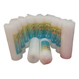 Bartho Velas Vela Votiva Branca 7 Dias Cor Branco 260gr Kit Com 12 Unidades