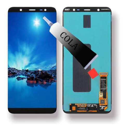 Tela Display Lcd Frontal Para Galaxy J8 J810 J810m/ds + Cola