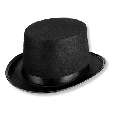 Tiri Sombrero De Mago De Fieltro Negro. Envío Inmediato Con
