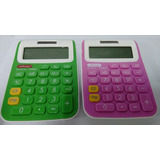 Calculadora Calfuego Mc-6 Nc Color Verde/rosa/azul