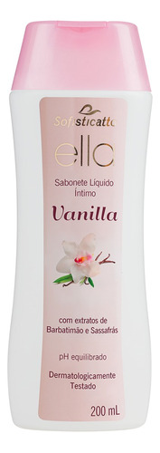 Sabonete Liquido Intimo Vanilla Ella200 Ml