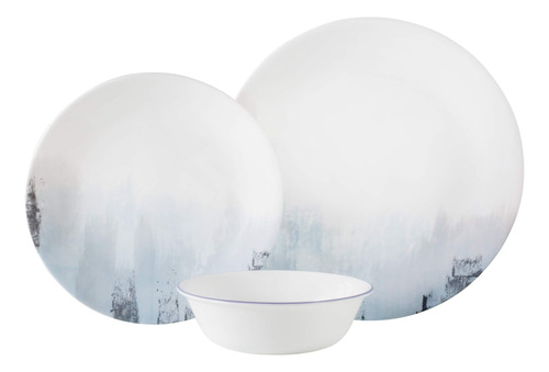 Corelle Boutique Tranquil Reflections - Juego De Vajilla De