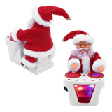 Juguete Eléctrico Navideño De Papá Noel, Tambor, Muñeca, Jug