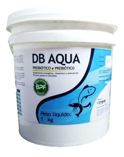 Db Aqua Com Probiótico Prebiótico Para Peixes Camarões 1 Kg