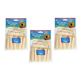 (3 Pack) Acepta Fábrica De 3 A 3 1/2  Beefhide Mini Rolls. H