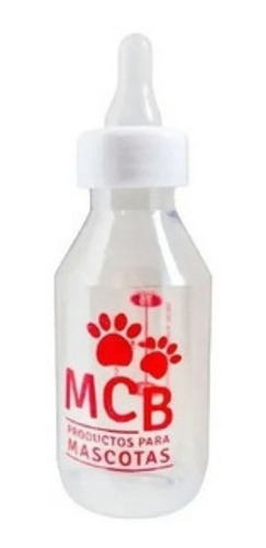 Mamadera Biberón Plástico Ideal Cachorros Perro Y Gato 100ml